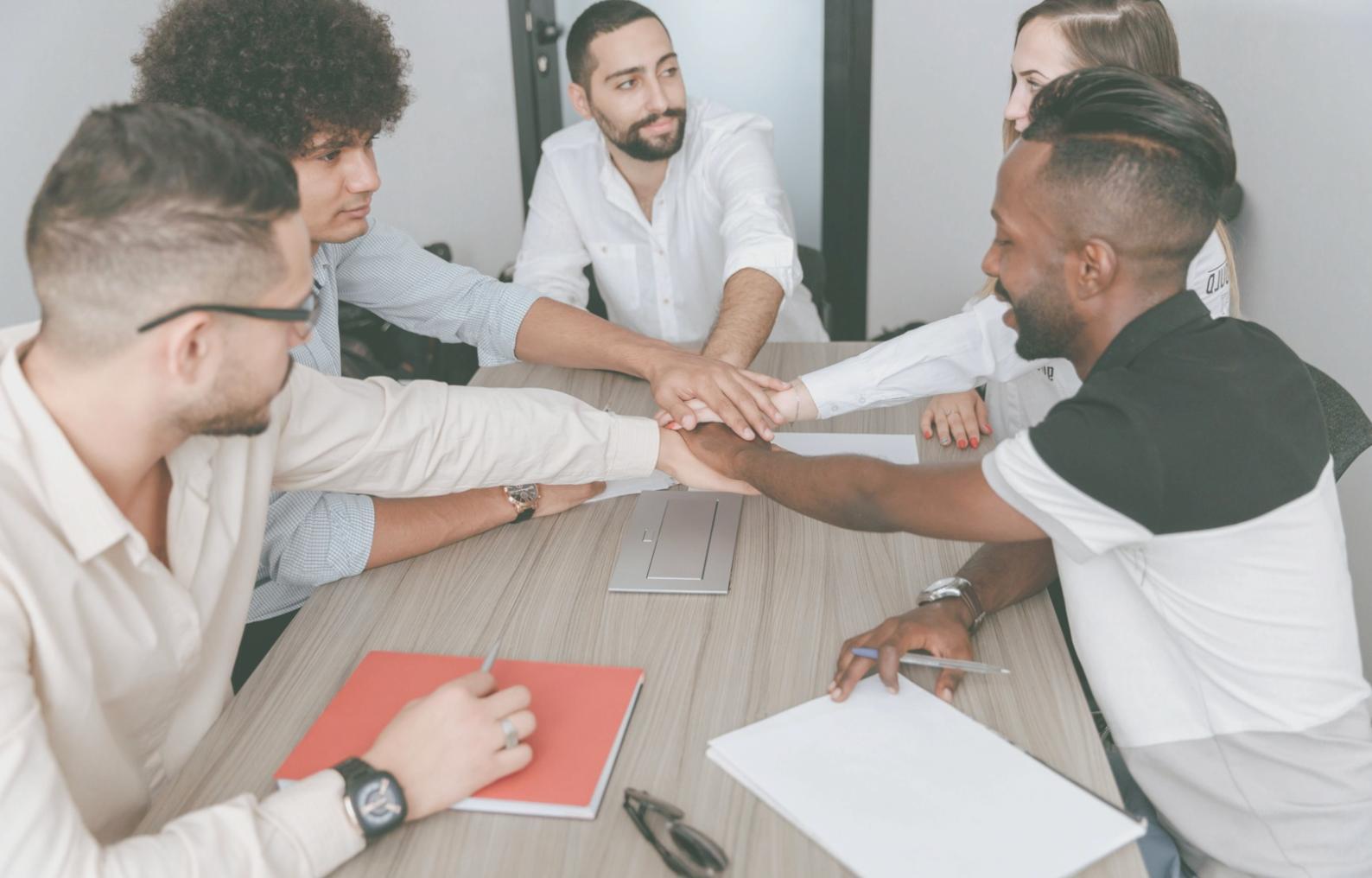 Gemeinsames Arbeiten im Team